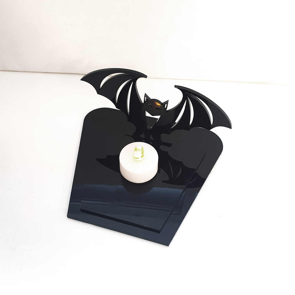 Bat Shadow Candle Holder